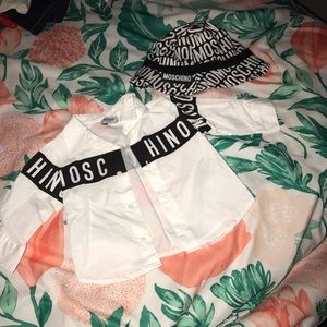 Bucket hat and button up